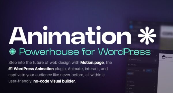 Motion.page Animate Wordpress